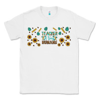 White teacher of tiny humans libbey glass Classic Tee - BundleAndBundleShop