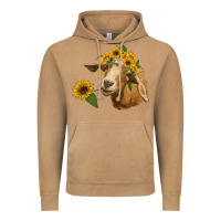 Vintage Camel goat with sunflower Vintage Hoodie - RanaPortraitStore