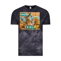 Cloud Black Hello Fall Vintage Tee - LillyAllenDesigns