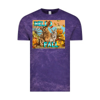Cloud Purple Hello Fall Vintage Tee - LillyAllenDesigns
