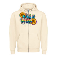 Sandshell Blessed mom Zipper Hoodie - CowGirlArtShop