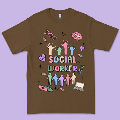 Social Worker Premium Tee Designed By Maliassmallbusiness