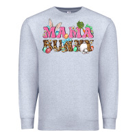 Heather Grey Western Mama Bunny Premium Sweatshirt - BundleAndBundleShop