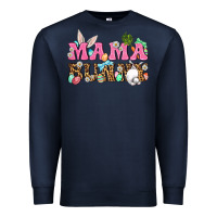 Navy Western Mama Bunny Premium Sweatshirt - BundleAndBundleShop