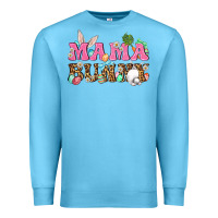 Ocean Blue Western Mama Bunny Premium Sweatshirt - BundleAndBundleShop