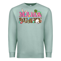Seafoam Western Mama Bunny Premium Sweatshirt - BundleAndBundleShop