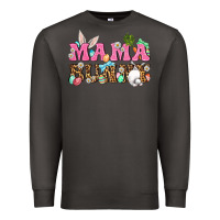 Smoke Western Mama Bunny Premium Sweatshirt - BundleAndBundleShop