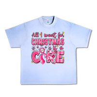 Grape Ice all i want for christmas is a cure breast cancer Urban Heavy Tee - LillyAllenDesigns