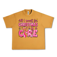 Peanut Butter all i want for christmas is a cure breast cancer Urban Heavy Tee - LillyAllenDesigns