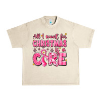 Sandshell all i want for christmas is a cure breast cancer Urban Heavy Tee - LillyAllenDesigns