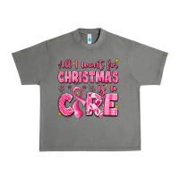 Tornado all i want for christmas is a cure breast cancer Urban Heavy Tee - LillyAllenDesigns