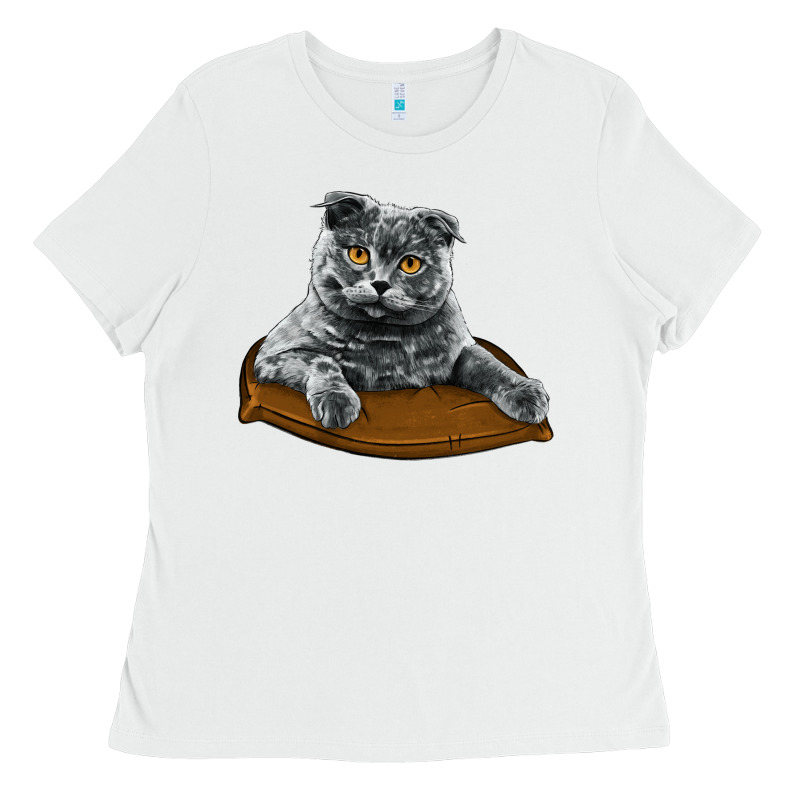 Scottish Fold Ladies Tee by LillyAllenDesigns | Teevron