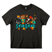 Asphalt cozy season with coffee cup Heavy Core Tee - AdoDesignShop
