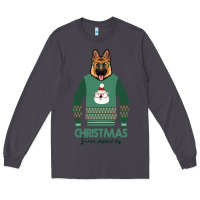 Smoke German shepherd dog Christmas Long Sleeve Tee - Bettercallsaul