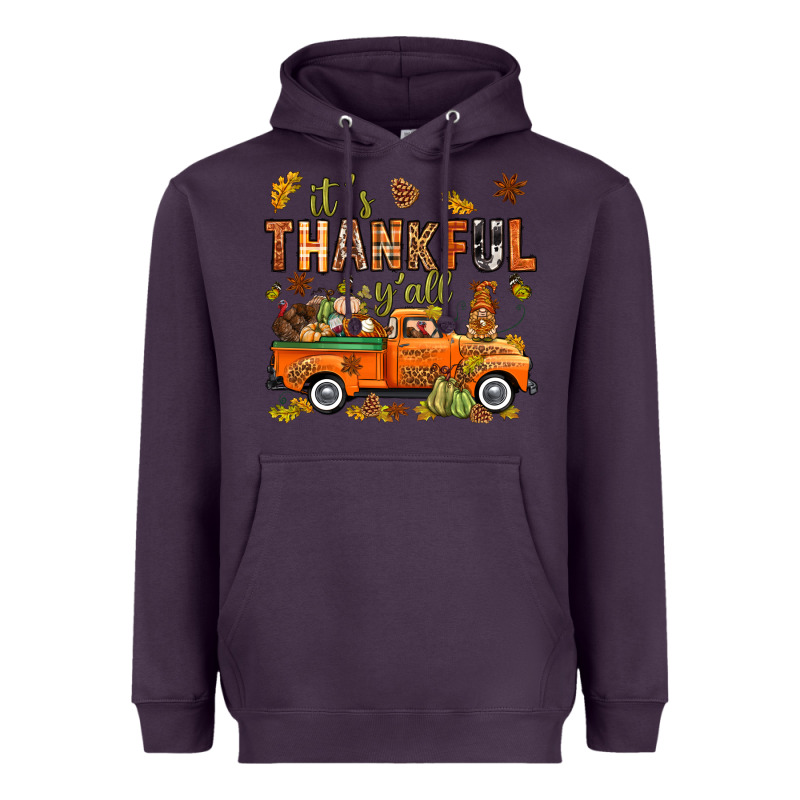 It's Thankful Y'all With Truck Bbs Heavyweight Hoodie by BundleAndBundleShop | Teevron