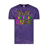 Cloud Purple mardi gras celebration design Vintage Tee - LillyAllenDesigns