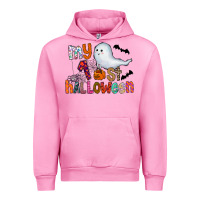 Fuchsia Pink My 1st Halloween Urban Hoodie - CowhideDigitalArt