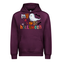 Mauve Wine My 1st Halloween Urban Hoodie - CowhideDigitalArt