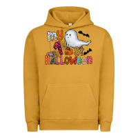 Pigment Peanut Butter My 1st Halloween Urban Hoodie - CowhideDigitalArt