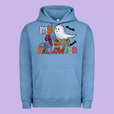 My 1st Halloween Urban Hoodie Designed By Cowhidedigitalart