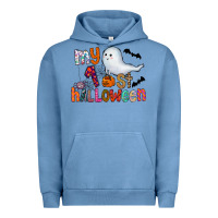 Pigment Pebble Blue My 1st Halloween Urban Hoodie - CowhideDigitalArt