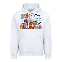 White My 1st Halloween Urban Hoodie - CowhideDigitalArt