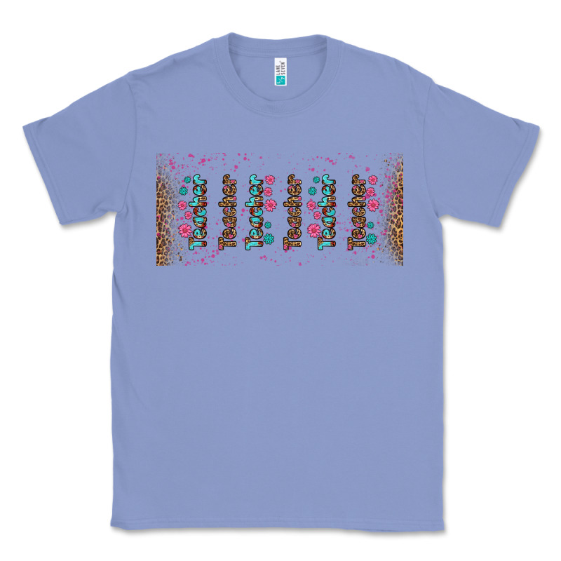 Teacher Gemstone And Pink Flower Libbey Glass Classic Tee by BundleAndBundleShop | Teevron