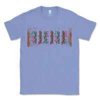 Colony Blue teacher gemstone and pink flower libbey glass Classic Tee - BundleAndBundleShop