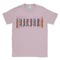 Lilac teacher gemstone and pink flower libbey glass Classic Tee - BundleAndBundleShop