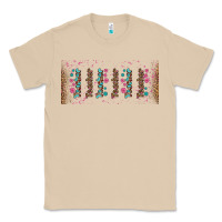 Mushroom teacher gemstone and pink flower libbey glass Classic Tee - BundleAndBundleShop