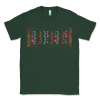 Sports Green teacher gemstone and pink flower libbey glass Classic Tee - BundleAndBundleShop