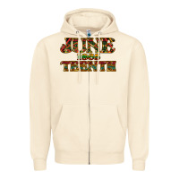 Sandshell Juneteenth 1865 Zipper Hoodie - HowdyJamesFarm