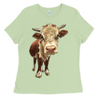 Matcha Hereford Heifer Ladies Tee - LillyAllenDesigns