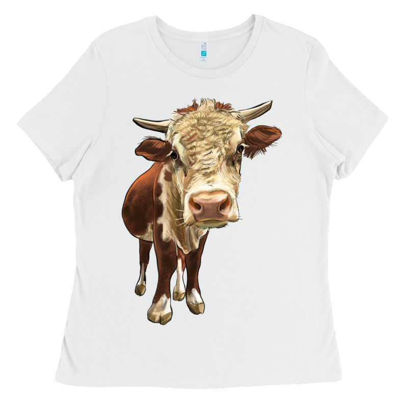 Hereford Heifer Ladies Tee by LillyAllenDesigns | Teevron