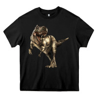 Black Tyrannosaurus T rex Heavy Core Tee - LillyAllenDesigns