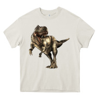 Cream Tyrannosaurus T rex Heavy Core Tee - LillyAllenDesigns