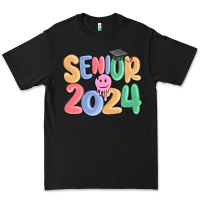 Black senior 2024 Premium Tee - MaliasSmallBusiness