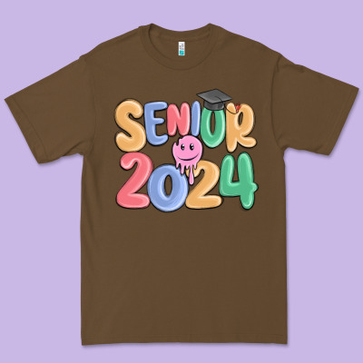 Senior 2024 Premium Tee Designed By Maliassmallbusiness
