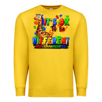 Lemon it's ok to be different autism awareness Premium Sweatshirt - FaDigitalArtStudio