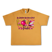 Peanut Butter in october we wear pink teacher Urban Heavy Tee - LillyAllenDesigns