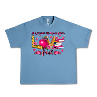 Pebble Blue in october we wear pink teacher Urban Heavy Tee - LillyAllenDesigns