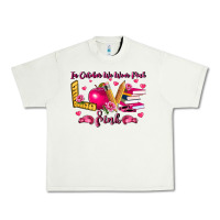 Pistachio in october we wear pink teacher Urban Heavy Tee - LillyAllenDesigns