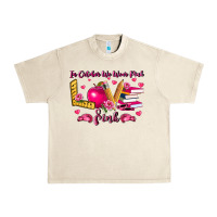 Sandshell in october we wear pink teacher Urban Heavy Tee - LillyAllenDesigns