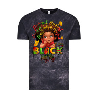 Cloud Black empowering black heritage Vintage Tee - LillyAllenDesigns