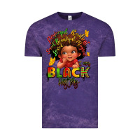 Cloud Purple empowering black heritage Vintage Tee - LillyAllenDesigns