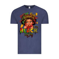 Vintage Denim empowering black heritage Vintage Tee - LillyAllenDesigns