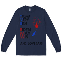 Navy trump biden cars Long Sleeve Tee - Bettercallsaul