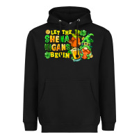 Black Let the shenanigans begin St. Patrick's Day Heavyweight Hoodie - FaDigitalArtStudio