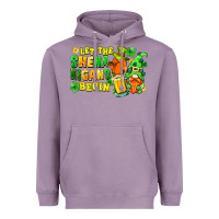 Lavender Let the shenanigans begin St. Patrick's Day Heavyweight Hoodie - FaDigitalArtStudio