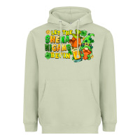 Matcha Let the shenanigans begin St. Patrick's Day Heavyweight Hoodie - FaDigitalArtStudio